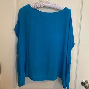 Ted Baker silk top  *smallstain* sz 4 (runs large)
